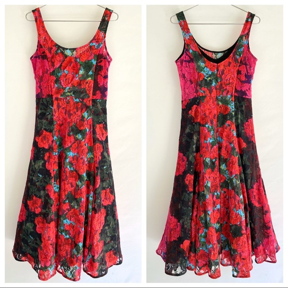 Anthro Tracy Reese Noisette Lace Dress 2P - Picture 2 of 8